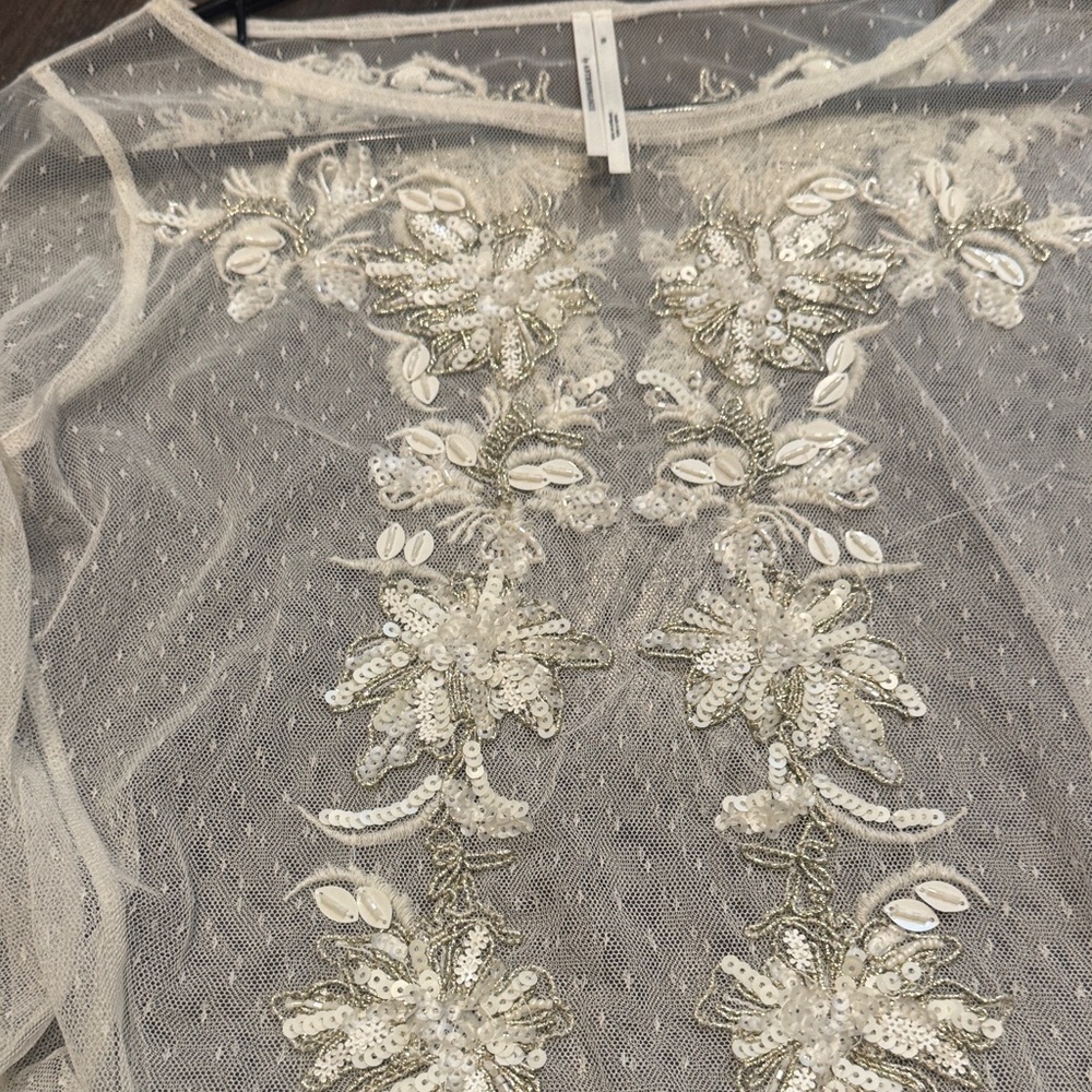 Anthropologie Delicate Lace Blouse - nwt - Picture 4 of 5